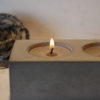 concrete candle holder