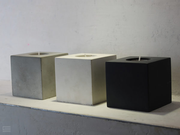concrete candle holder